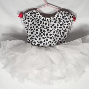 Gymboree Black and White Polka Dot Tulle Dress